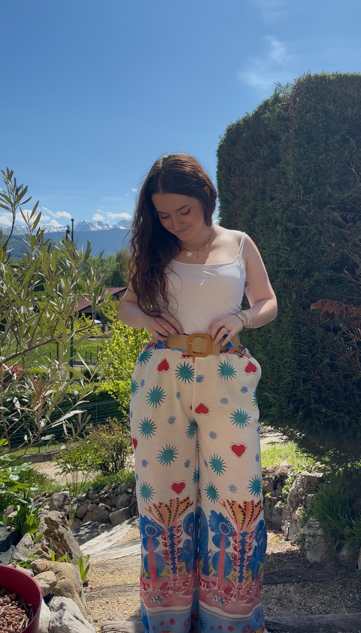 Pantalon imprimé SOFIA