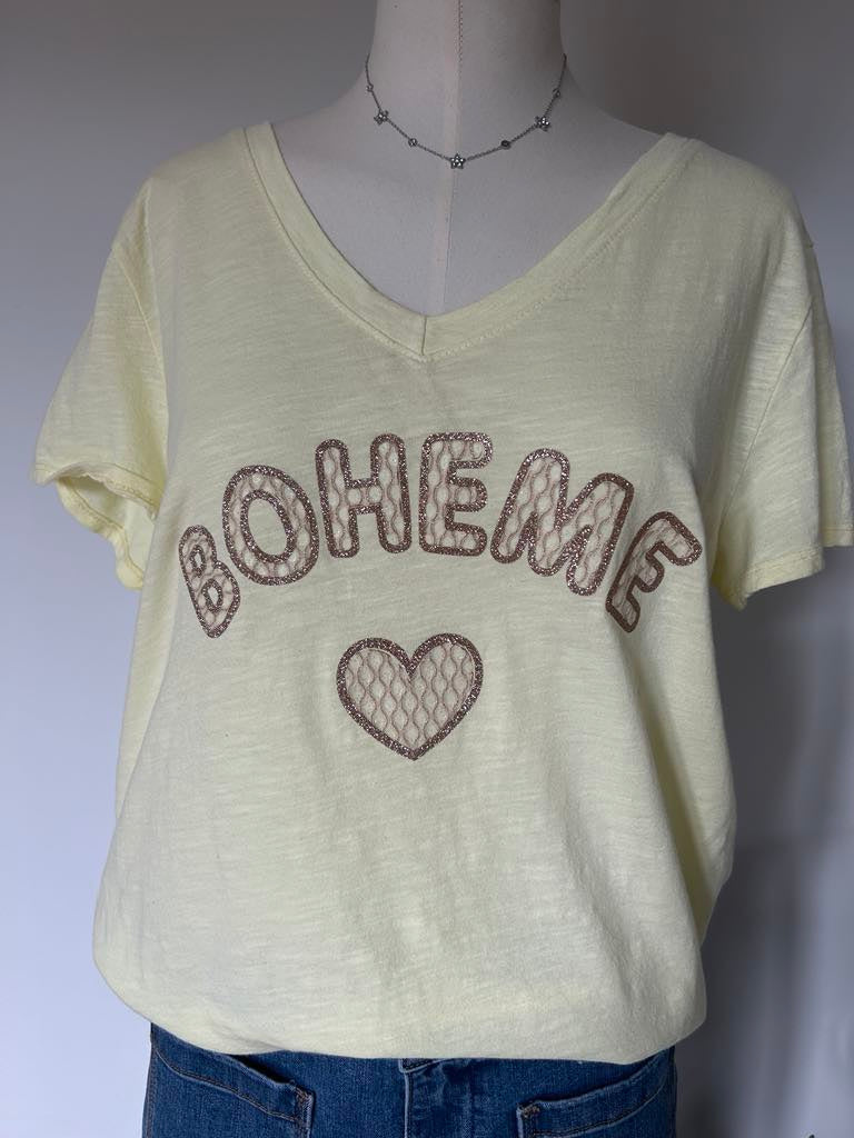 T-shirt manches courtes "BOHEME"